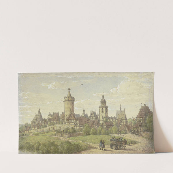 Alsfeld in Upper Hessia (1900) by Peter Becker