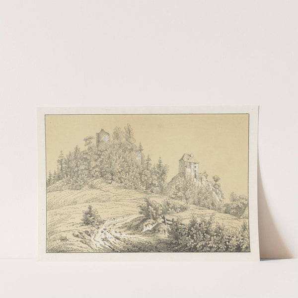 Alt Wartburg u. Saelischloss (1840-1844) by Johann Friedrich Wagner