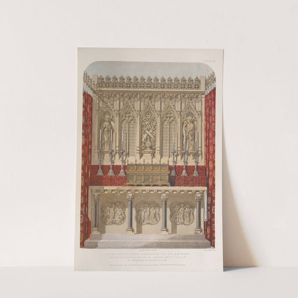 Altar and reredos by Matthew Digby Wyatt