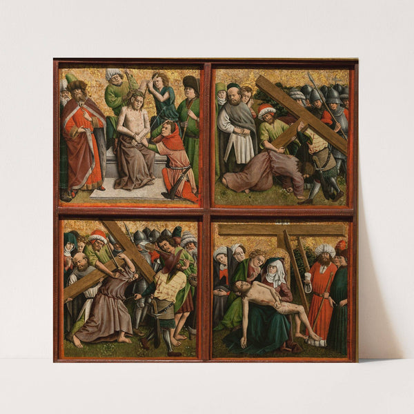 Altarpiece with The Passion of Christ (c. 1440s) by Master of the Schlägl Altarpiece