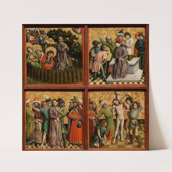 Altarpiece with The Passion of Christ (c. 1440s) by Master of the Schlägl Altarpiece