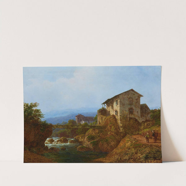 Alte Dorfbrücke by August Piepenhagen