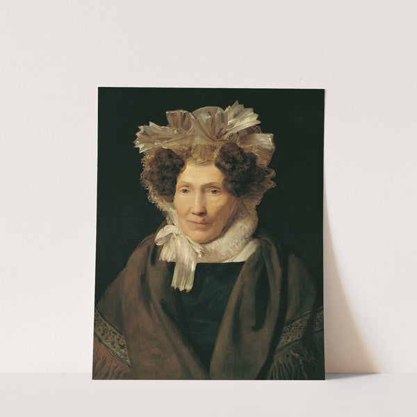 Alte Frau mit weißer Bänderhaube (1832) by Ferdinand Georg Waldmüller