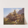 Alte Mühle im Thale bei Berchtesgaden by Robert Kummer