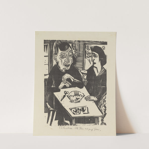 Alte und junge Frau (1921) by Ernst Ludwig Kirchner