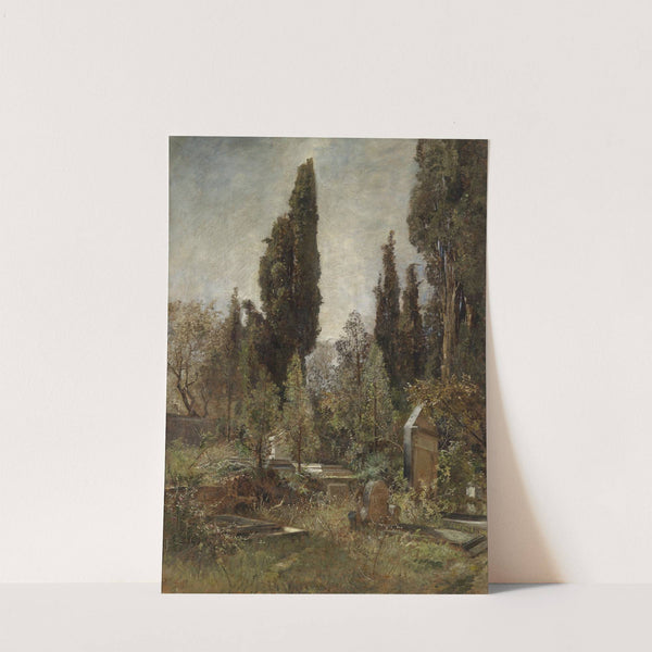 Alter Friedhof (c1883-1884) by Marie Egner