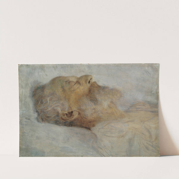 Alter Mann auf dem Totenbett by Gustav Klimt