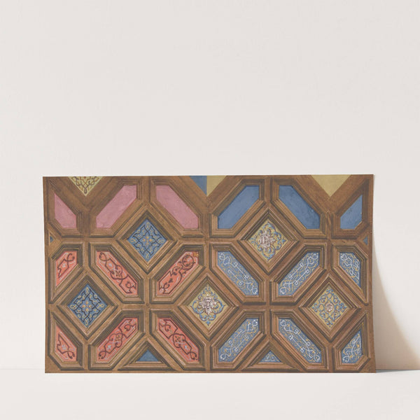 Alternate designs for the decoration of a coffered ceiling (1840–97) by Jules-Edmond-Charles Lachaise