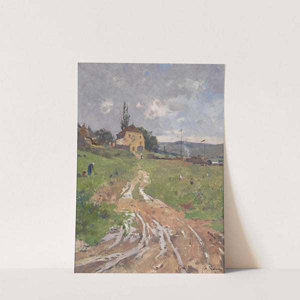 Altes Wirtshaus am Main by Eduard Zetsche