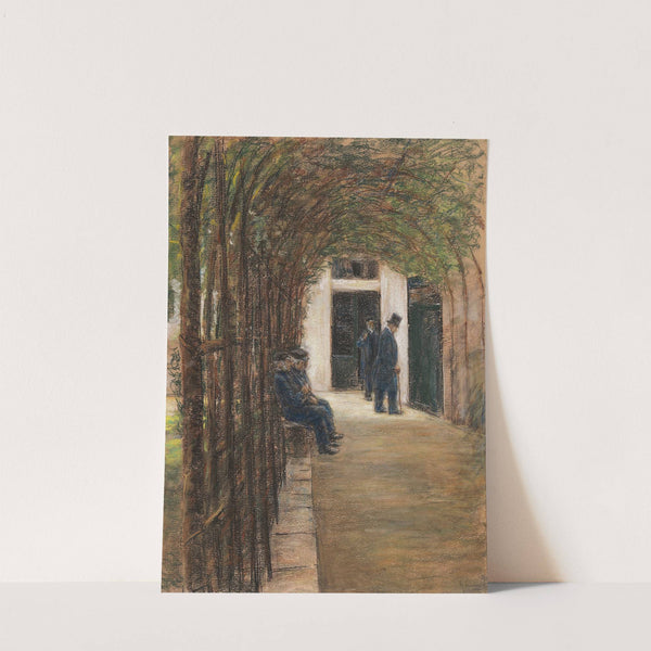 Altmännerhaus in Amsterdam (Garten im Brentanostift in Amsterdam) (1880) by Max Liebermann