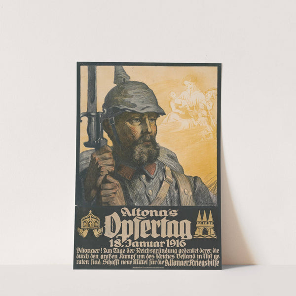 Altona's Opfertag, 18. Januar 1916 by Wilhelm Battermann