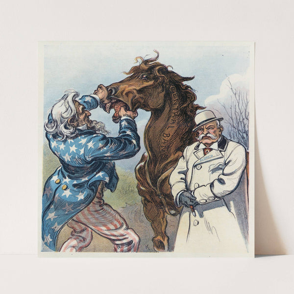 Always look a gift-horse in the mouth (1909) by Udo Keppler