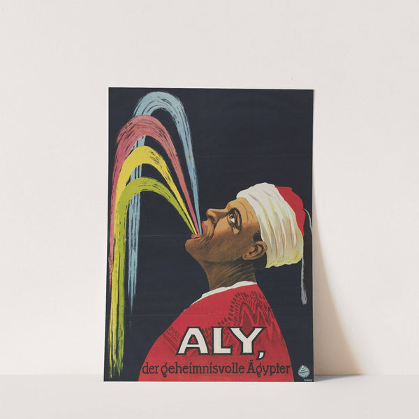 Aly, the Mysterious Egyptian (1913) by Adolf Friedländer Lith.