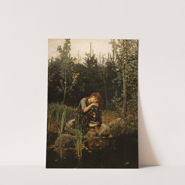 Alyonushka by Victor Mikhailovich Vasnetsov