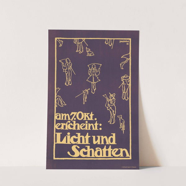 Am 7. Oktober erscheint; Licht und Schatten (1910) by Emil Preetorius