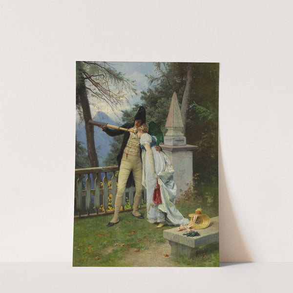 Am Aussichtsplatz (1890s) by Franz Xaver Simm