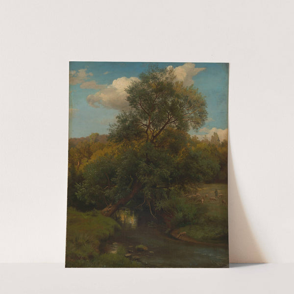 Am Bach by Johann Wilhelm Schirmer