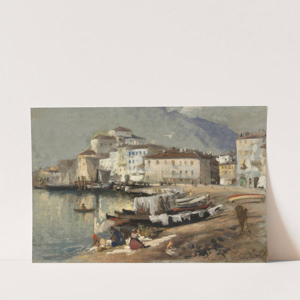 Am Comer See (Lecco) (1880) by Albert Kappis