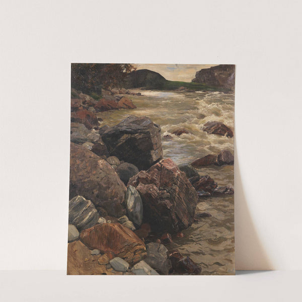 Am Eisack in Südtirol (Ca. 1890) by Alexander Koester