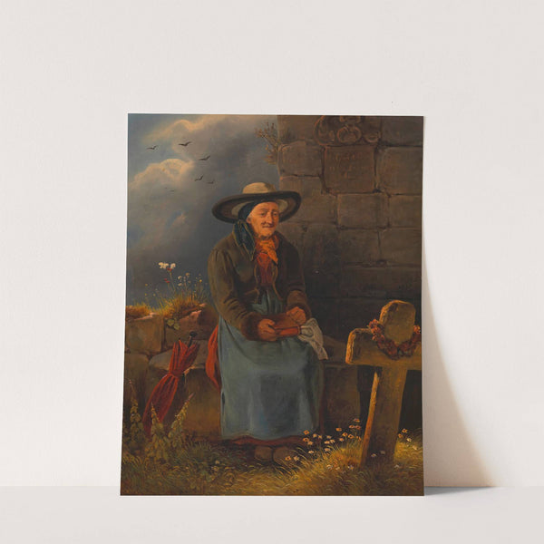Am Friedhof by Melchior Fritsch