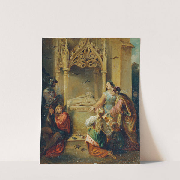 Am Grabe des Walther von der Vogelweide by Joseph Hasslwander