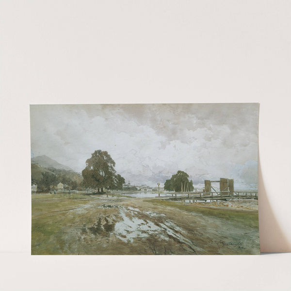 Am Holzrechen by Eduard Peithner von Lichtenfels