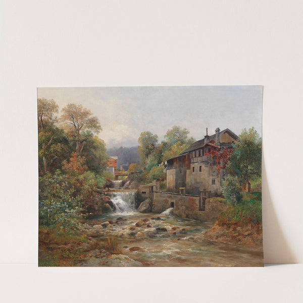 Am Mühlenbach by Emil Barbarini