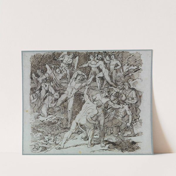 Am Pechsee der Krämer. Ciampolo von Navarra by Joseph Anton Koch