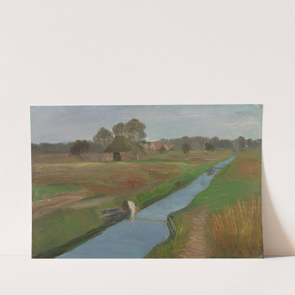 Am Schiffgraben (1900) by Fritz Mackensen