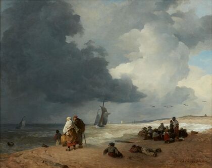 Am Strand von Scheveningen