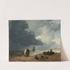 Am Strand von Scheveningen by Andreas Achenbach