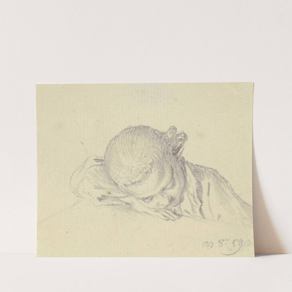 Am Tisch eingeschlafener Knabe (1759) by Daniel Nikolaus Chodowiecki