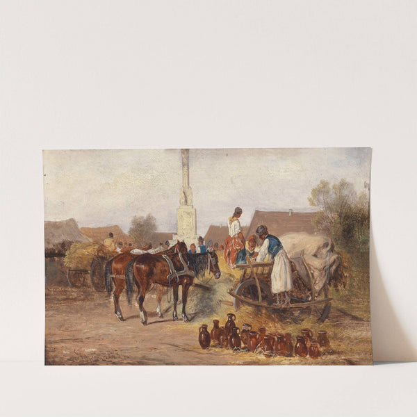 Am Töpfermarkt by Alfred Steinacker