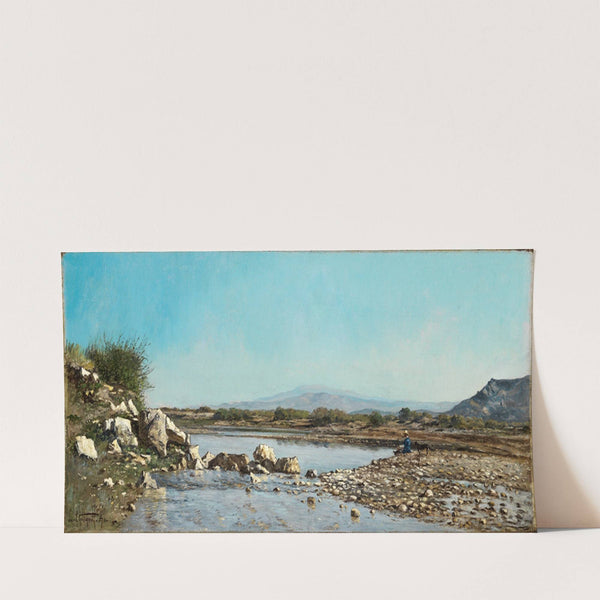 Am Ufer der Durance (1871) by Paul-Camille Guigou