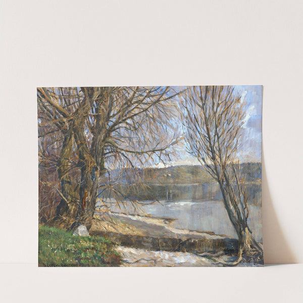 Am Ufer der Reichenau by Heinrich Lotter