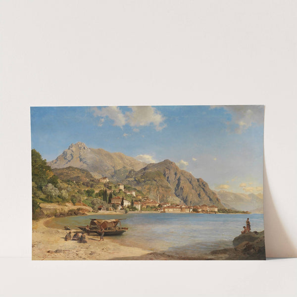 Am Ufer des Comer Sees (Menaggio) (1858) by Albert Zimmermann