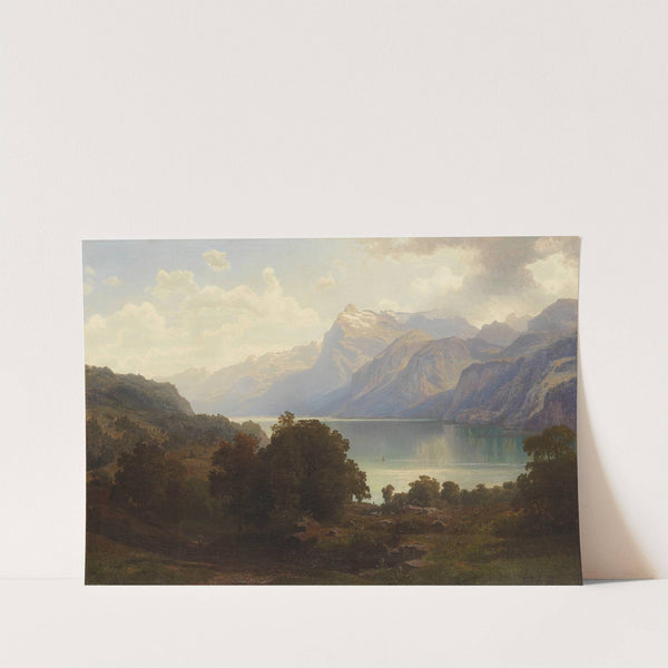 Am Vierwaldstättersee mit Blick auf das Pilatusmassiv by Carl Jungheim