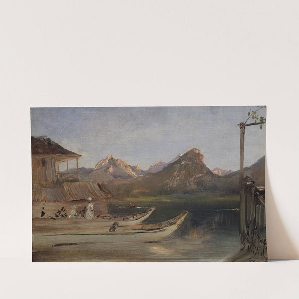 Am Wolfgangsee (1877) by Anton Romako