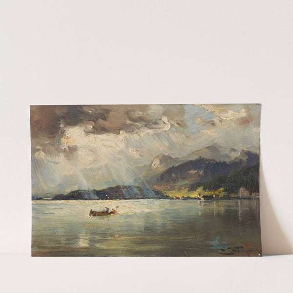 Am Wörthersee by Joseph Wopfner
