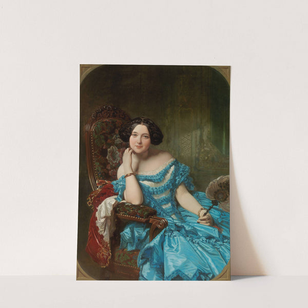 Amalia de Llano, a Spanish countess and author (1853) by Federico de Madrazo y Kuntz