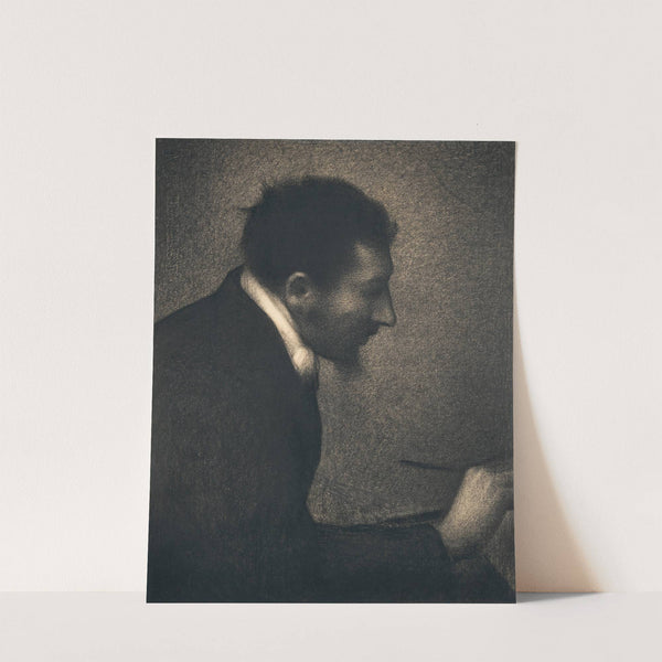 Aman-Jean (Portrait of Edmond François Aman-Jean) (1882–83) by Georges Seurat