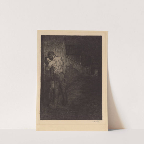 Amants de village (1902) by Théophile Alexandre Steinlen