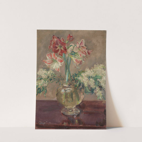 Amaryllis und Flieder (1916) by Max Slevogt