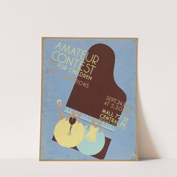 Amateur contest for children Final eliminations by Estelle Levine