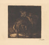 Amazone ihr Pferd tränkend (circa 1891)