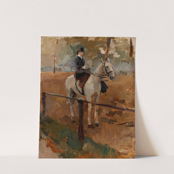 Amazone in Rotten Row, Hyde Park, London by Isaac Israëls