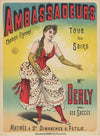 Ambassadeurs, Champs-Élysées. Tous les soirs. Melle Derly dans ses succès (1888)