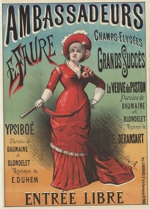 Ambassadeurs… E. Faure, Ypsiboé, paroles de Baumaine et Blondelet, musique de E. Duhem (1880)