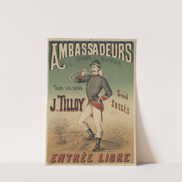 Ambassadeurs. J. Tilloy (1880) by Imp. Charles Lévy