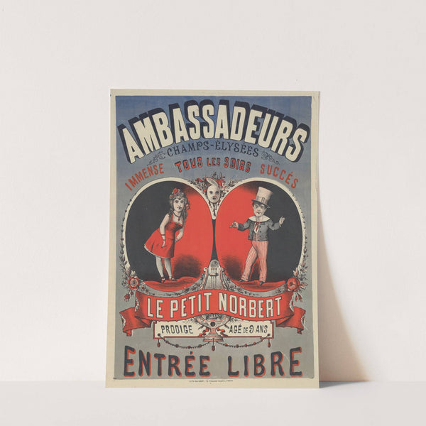 Ambassadeurs … le Petit Norbert (1880) by Imp. Charles Lévy